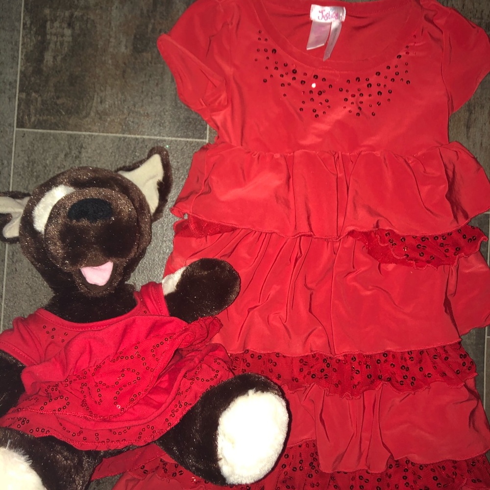 Matching doll and kid dress